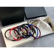 MB トレンディ メンズ ブレスレット - ステンレススチール レザー チェーン 完璧な贈り物 MB トレンディ メンズ ブレスレット - ステンレススチール レザー チェーン 完璧な贈り物