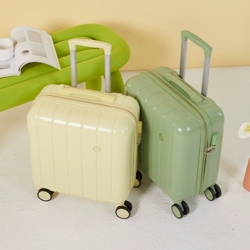 レディース スーツケース トロリーケース 超小型 軽飛行機 搭乗不要 パスワード不要 スーツケース ミニスーツケース