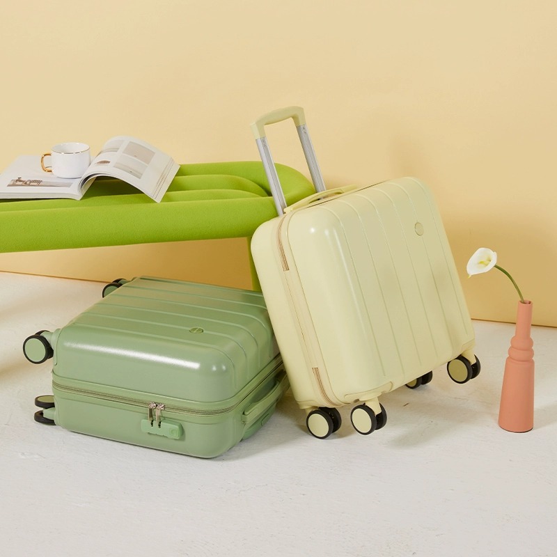 レディース スーツケース トロリーケース 超小型 軽飛行機 搭乗不要 パスワード不要 スーツケース ミニスーツケース