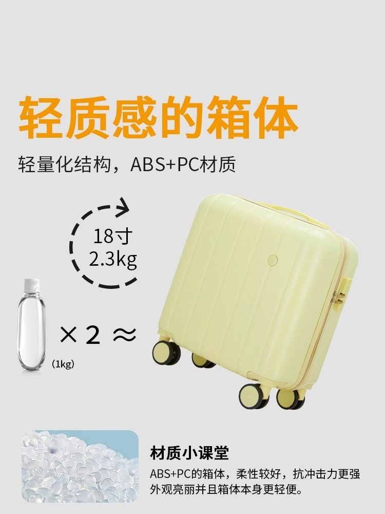 レディース スーツケース トロリーケース 超小型 軽飛行機 搭乗不要 パスワード不要 スーツケース ミニスーツケース
