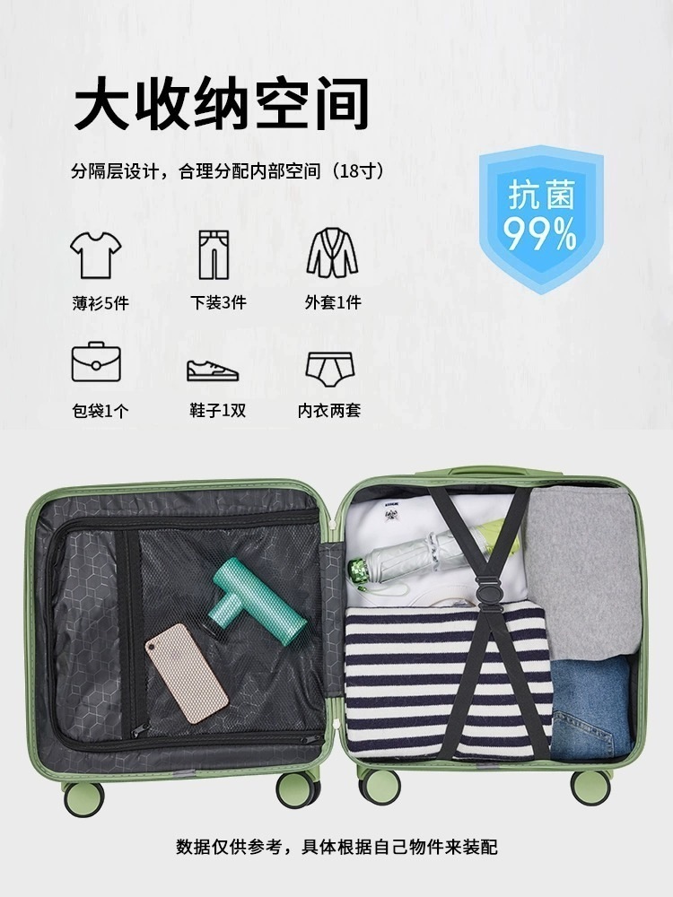 レディース スーツケース トロリーケース 超小型 軽飛行機 搭乗不要 パスワード不要 スーツケース ミニスーツケース