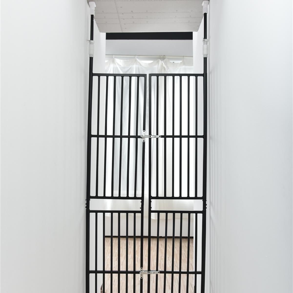 ペット高さ調節対応 191255cm ドア ケージ 取付幅8591cm 留守番 保護 ネコ ペット高さ調節対応 191255cm ドア ケージ 取付幅8591cm 留守番 保護 ネコ