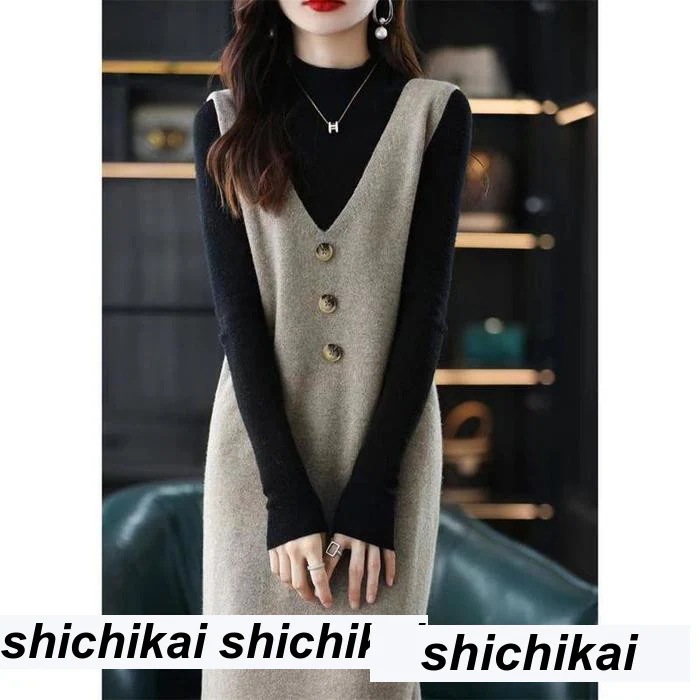 新生活 ニットベスト レディース ベストワンピース ロング トップス プルオーバー ゆったり レイヤード vネック ノースリーブ 体型カバー 重ね着 上品 プレゼント ギフト 冬物 秋冬 秋物 新生活 ニットベスト レディース ベストワンピース ロング トップス プルオーバー ゆったり レイヤード vネック ノースリーブ 体型カバー 重ね着 上品 プレゼント ギフト 冬物 秋冬 秋物