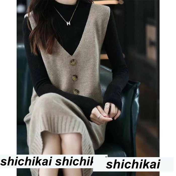 新生活 ニットベスト レディース ベストワンピース ロング トップス プルオーバー ゆったり レイヤード vネック ノースリーブ 体型カバー 重ね着 上品 プレゼント ギフト 冬物 秋冬 秋物 新生活 ニットベスト レディース ベストワンピース ロング トップス プルオーバー ゆったり レイヤード vネック ノースリーブ 体型カバー 重ね着 上品 プレゼント ギフト 冬物 秋冬 秋物