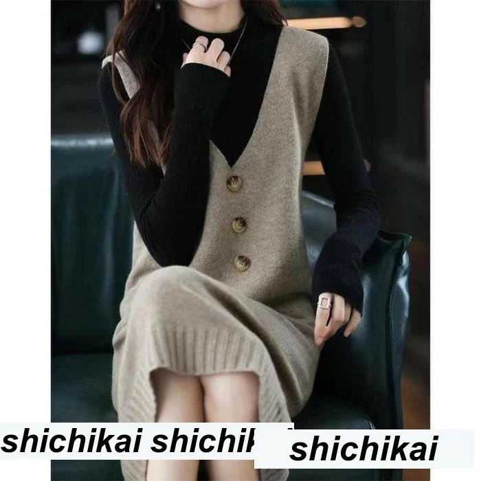 新生活 ニットベスト レディース ベストワンピース ロング トップス プルオーバー ゆったり レイヤード vネック ノースリーブ 体型カバー 重ね着 上品 プレゼント ギフト 冬物 秋冬 秋物 新生活 ニットベスト レディース ベストワンピース ロング トップス プルオーバー ゆったり レイヤード vネック ノースリーブ 体型カバー 重ね着 上品 プレゼント ギフト 冬物 秋冬 秋物