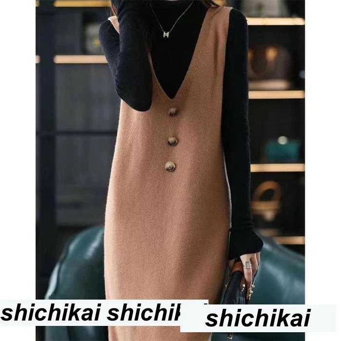 新生活 ニットベスト レディース ベストワンピース ロング トップス プルオーバー ゆったり レイヤード vネック ノースリーブ 体型カバー 重ね着 上品 プレゼント ギフト 冬物 秋冬 秋物 新生活 ニットベスト レディース ベストワンピース ロング トップス プルオーバー ゆったり レイヤード vネック ノースリーブ 体型カバー 重ね着 上品 プレゼント ギフト 冬物 秋冬 秋物