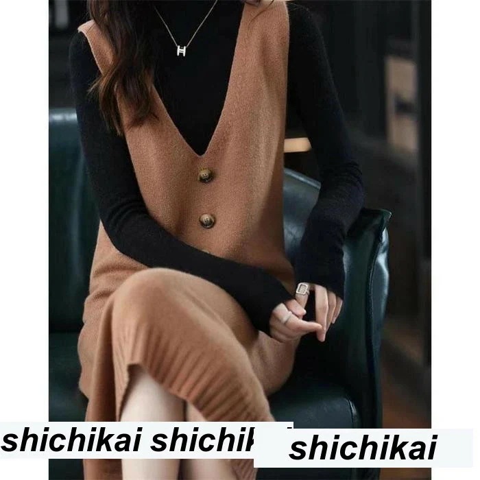 新生活 ニットベスト レディース ベストワンピース ロング トップス プルオーバー ゆったり レイヤード vネック ノースリーブ 体型カバー 重ね着 上品 プレゼント ギフト 冬物 秋冬 秋物 新生活 ニットベスト レディース ベストワンピース ロング トップス プルオーバー ゆったり レイヤード vネック ノースリーブ 体型カバー 重ね着 上品 プレゼント ギフト 冬物 秋冬 秋物