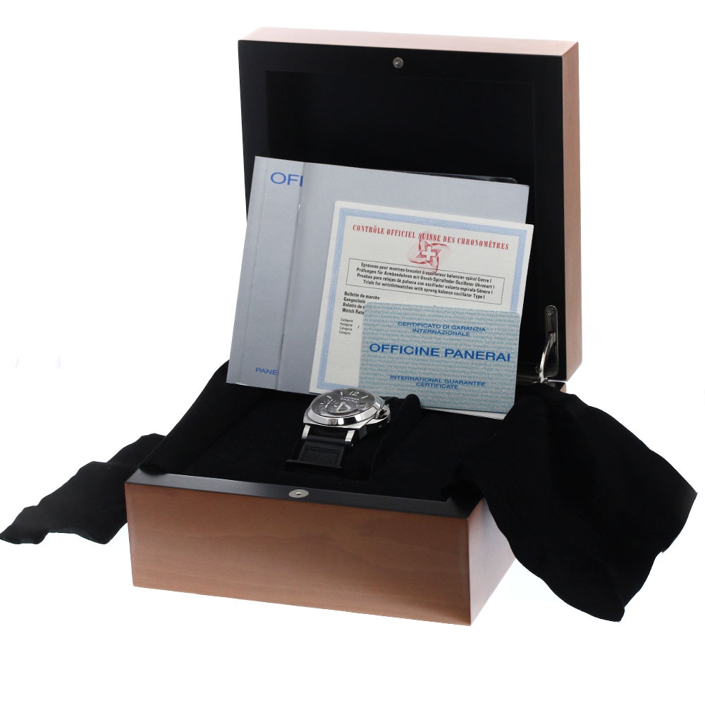 パネライ PANERAI PAM00048 ルミノール マリーナ スモールセコンド デイト 自動巻き メンズ 内箱・保証書付き_890552【中古】 パネライ PANERAI PAM00048 ルミノール マリーナ スモールセコンド デイト 自動巻き メンズ 内箱・保証書付き_890552【中古】
