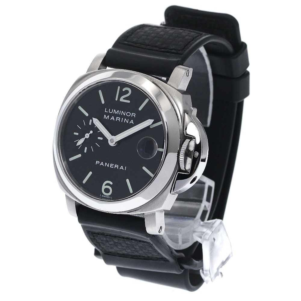 パネライ PANERAI PAM00048 ルミノール マリーナ スモールセコンド デイト 自動巻き メンズ 内箱・保証書付き_890552【中古】 パネライ PANERAI PAM00048 ルミノール マリーナ スモールセコンド デイト 自動巻き メンズ 内箱・保証書付き_890552【中古】
