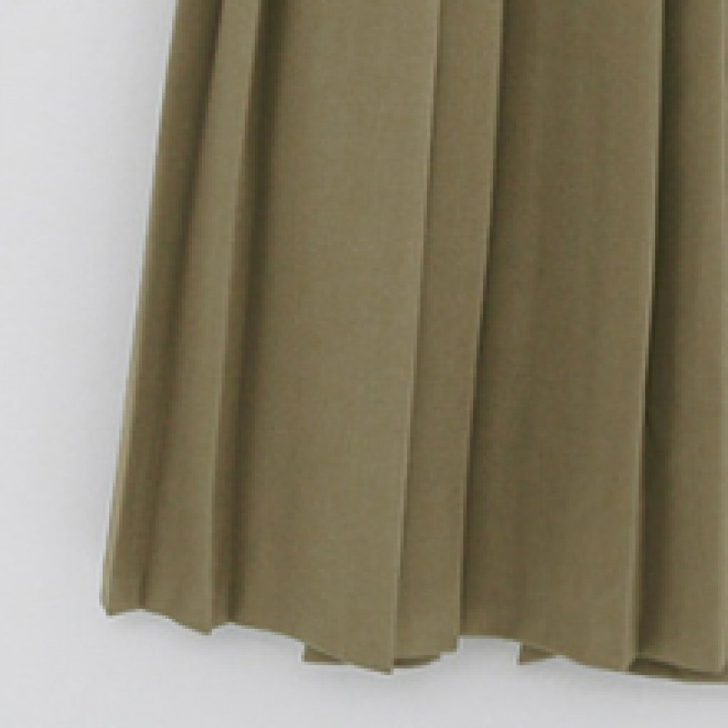 クリック＆ファニールネンプリーツスカート