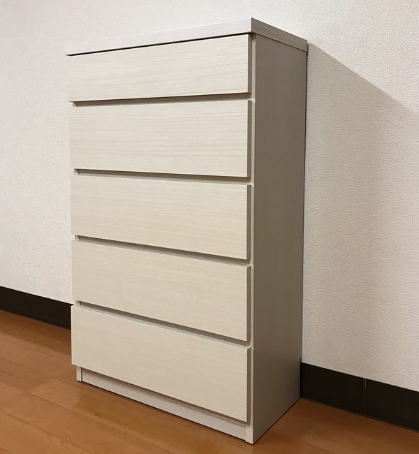チェスト 5段 薄型チェスト 幅60cm 日本製