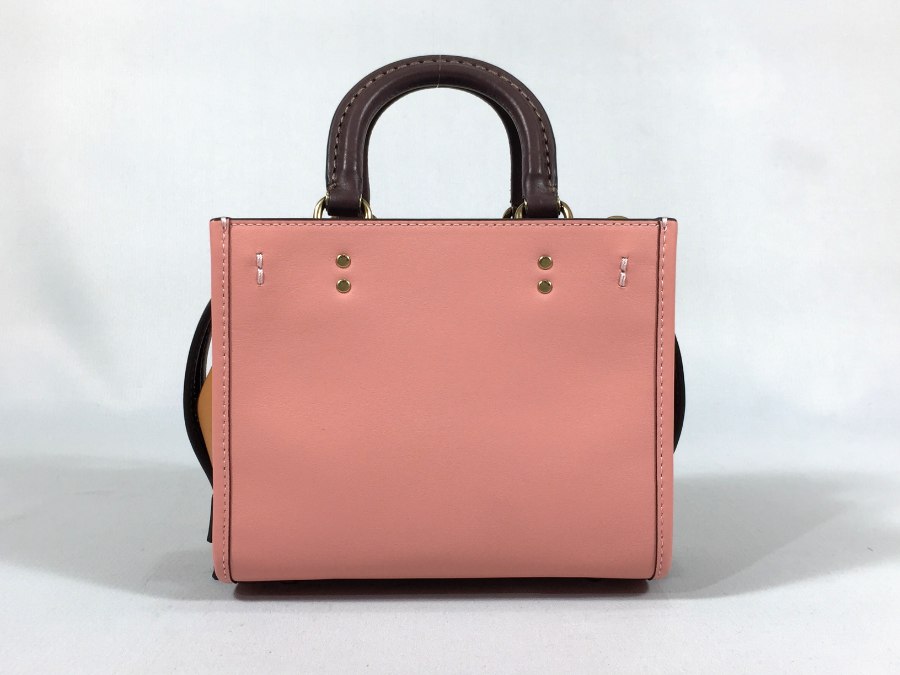 ハンドバッグ 2way ショルダーバッグ ローグ17 レザー ピンク 【中古品】