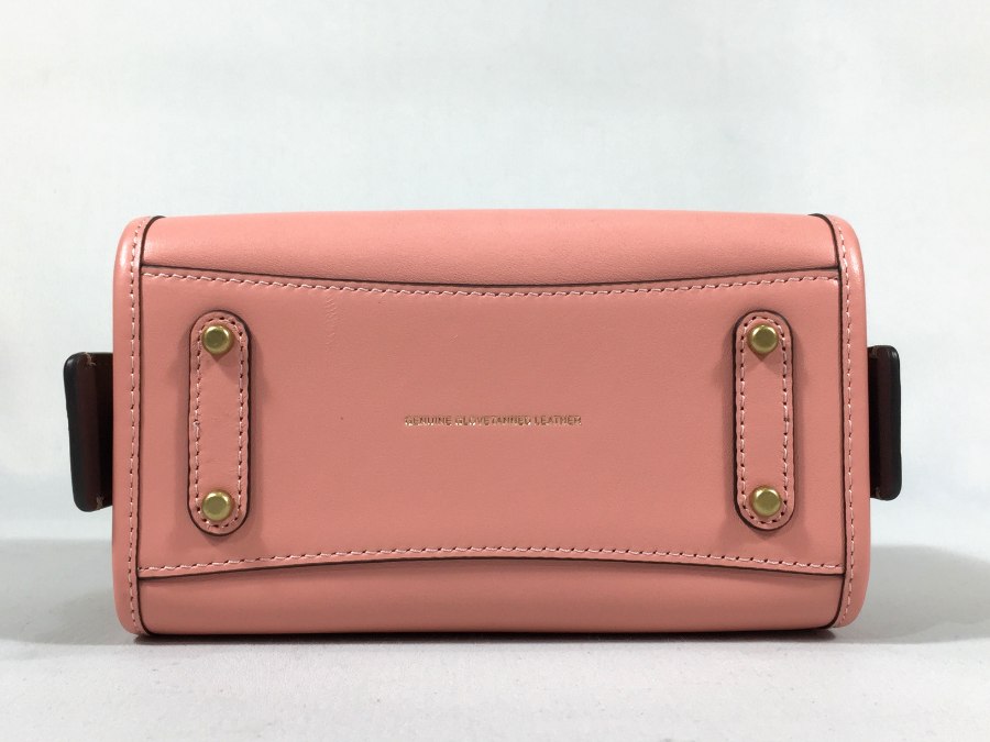 ハンドバッグ 2way ショルダーバッグ ローグ17 レザー ピンク 【中古品】