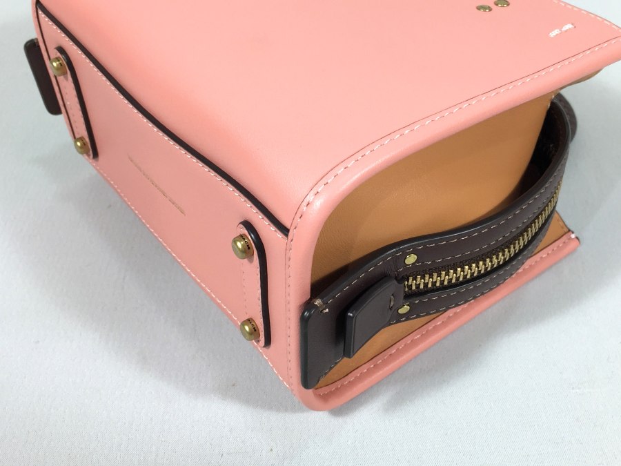 ハンドバッグ 2way ショルダーバッグ ローグ17 レザー ピンク 【中古品】