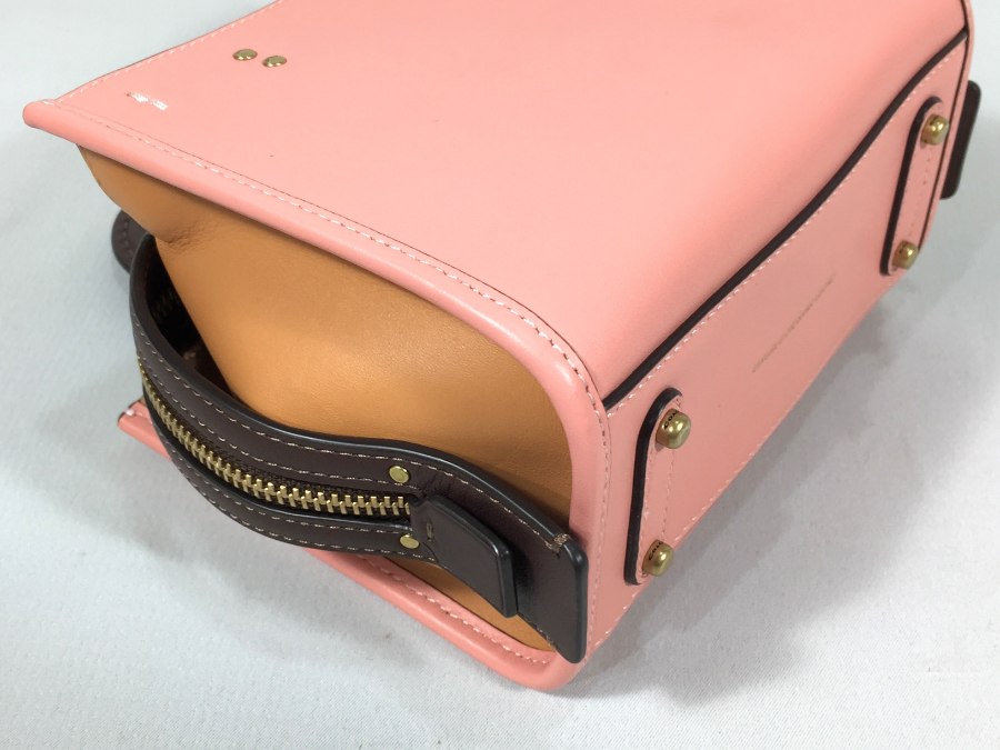 ハンドバッグ 2way ショルダーバッグ ローグ17 レザー ピンク 【中古品】