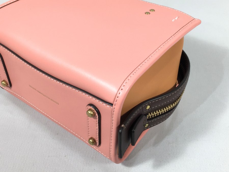 ハンドバッグ 2way ショルダーバッグ ローグ17 レザー ピンク 【中古品】