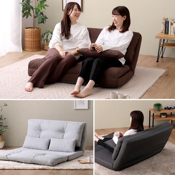ソファー ソファ 1人掛け リクライニング 一人掛け 座椅子 ローソファ 完成品 パーソナルチェア ひとり用 2人でも使えるビッグサイズ
