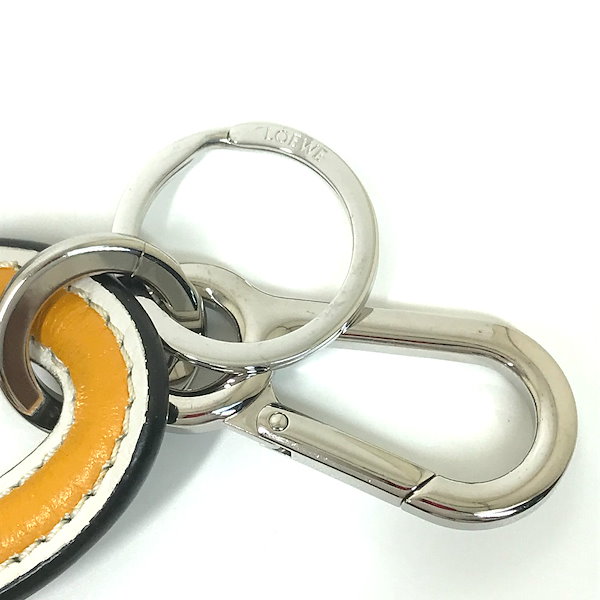 Qoo10] Loewe キーホルダー Lロゴ バッグチャーム レ