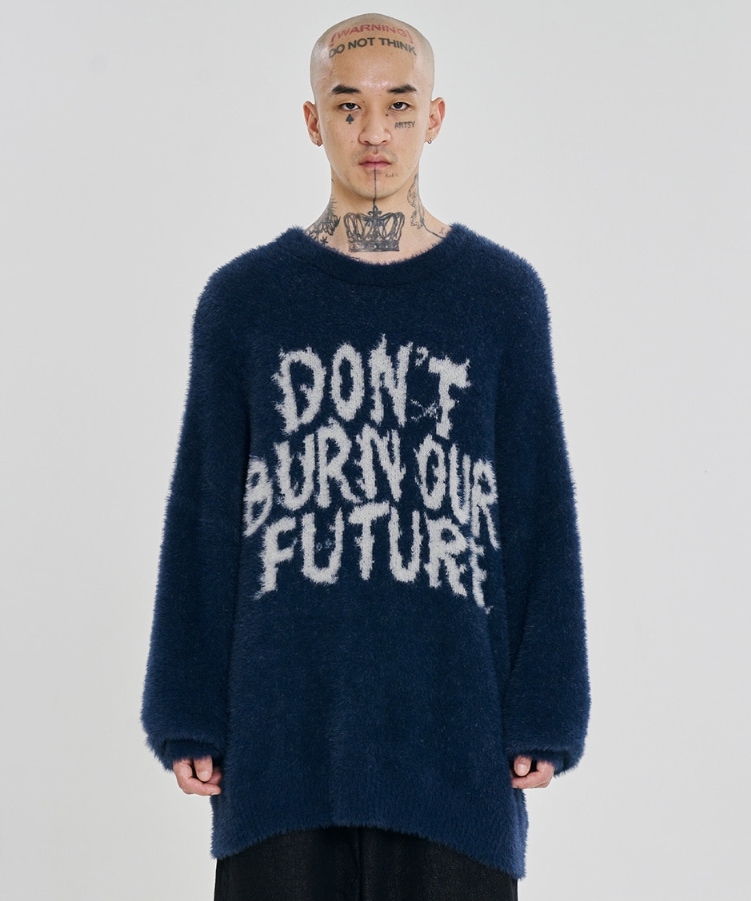 トップス AJOBYAJO DBOF Nylon Sweater [NAVY] MUSINSA | AJOBYAJO