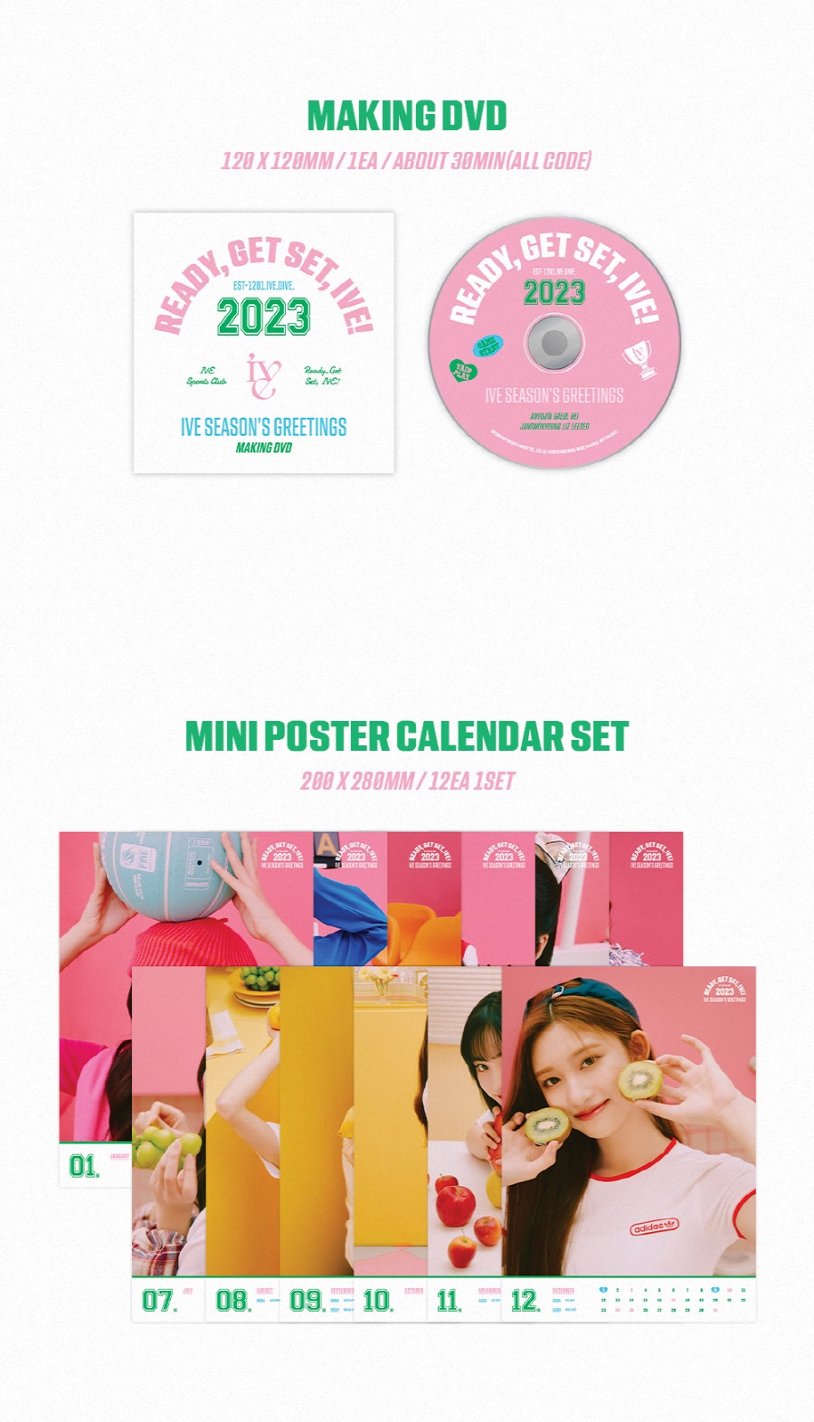 IVE - 2023 SEASONS GREETINGS [ READY, GET SET, IVE ]