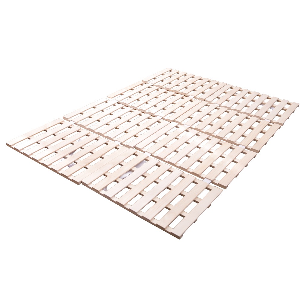 28すのこベッド 折りたたみ 天然桐 四つ折り ベッドフレーム 木製 セミダブル 4折桐木床 SD 28すのこベッド 折りたたみ 天然桐 四つ折り ベッドフレーム 木製 セミダブル 4折桐木床 SD