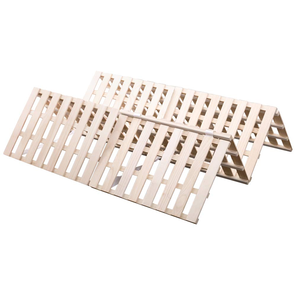 28すのこベッド 折りたたみ 天然桐 四つ折り ベッドフレーム 木製 セミダブル 4折桐木床 SD 28すのこベッド 折りたたみ 天然桐 四つ折り ベッドフレーム 木製 セミダブル 4折桐木床 SD