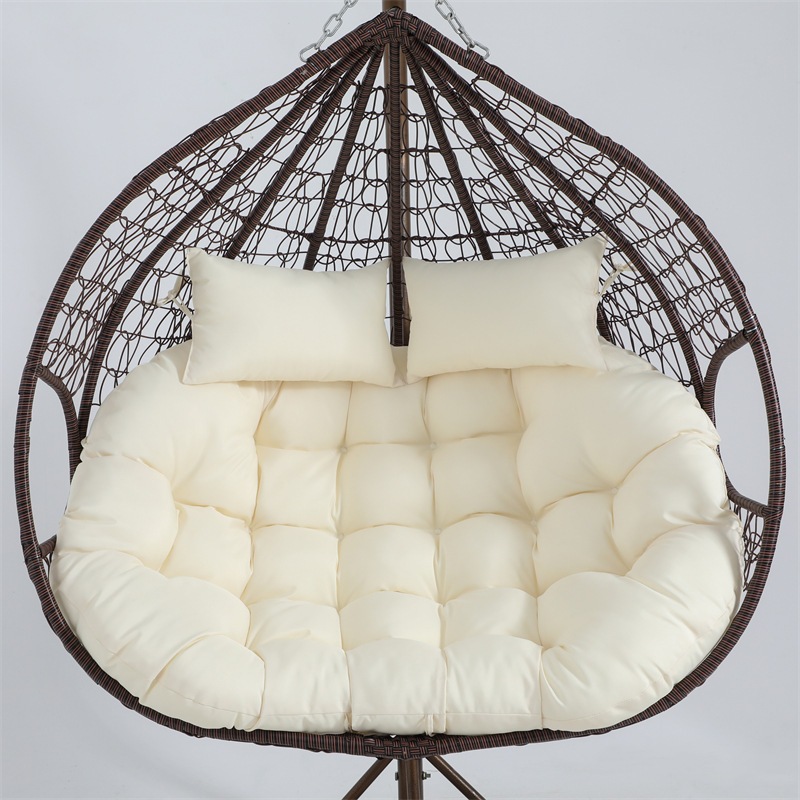 防水性と太陽の吊り下げ式バスケットダブルシート単一鳥の巣スイングクッション 単一の真空パッケージが必要な場合( Standard)追加 防水性と太陽の吊り下げ式バスケットダブルシート単一鳥の巣スイングクッション 単一の真空パッケージが必要な場合( Standard)追加