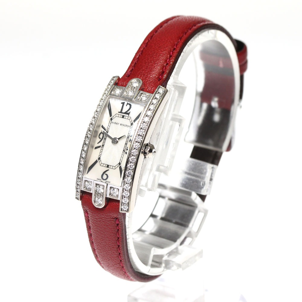 ハリーウィンストン HARRY WINSTON AVCQHM15 アヴェニューCミニ K18WG ダイヤベゼル クォーツ レディース 良品 _799433【中古】 ハリーウィンストン HARRY WINSTON AVCQHM15 アヴェニューCミニ K18WG ダイヤベゼル クォーツ レディース 良品 _799433【中古】
