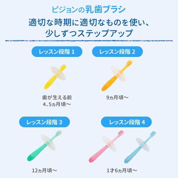 はじめての乳歯ケアセット 6ヵ月頃 電動歯ブラシ ピンク 歯ブラシ 電動 ベビー ベビー用品 赤ちゃん 赤ちゃん用品