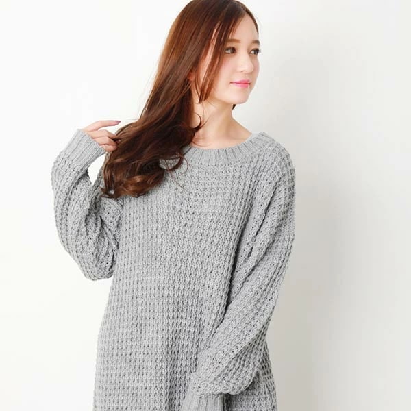 【新作】レディース ロング ワンピース 秋 冬 カジュアル ニット ワッフル 編み スリット ニット 体型カバー マタニティー ぬけ感 ゆったり シルエット 大人 リラックス ベーシック デザイン 【新作】レディース ロング ワンピース 秋 冬 カジュアル ニット ワッフル 編み スリット ニット 体型カバー マタニティー ぬけ感 ゆったり シルエット 大人 リラックス ベーシック デザイン