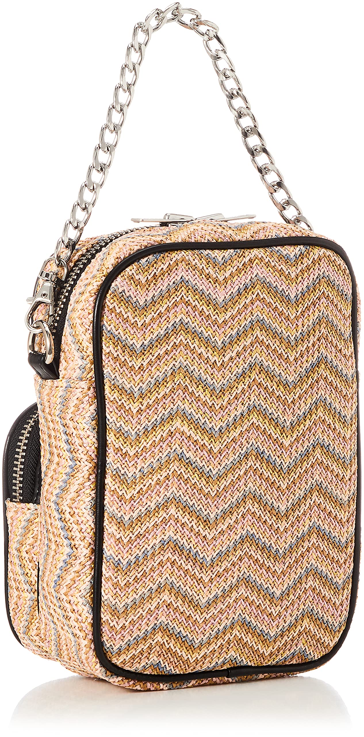 [エックスガール] ショルダーバッグ FAUX LEATHER PIPING SHOULDER BAG 105212053010