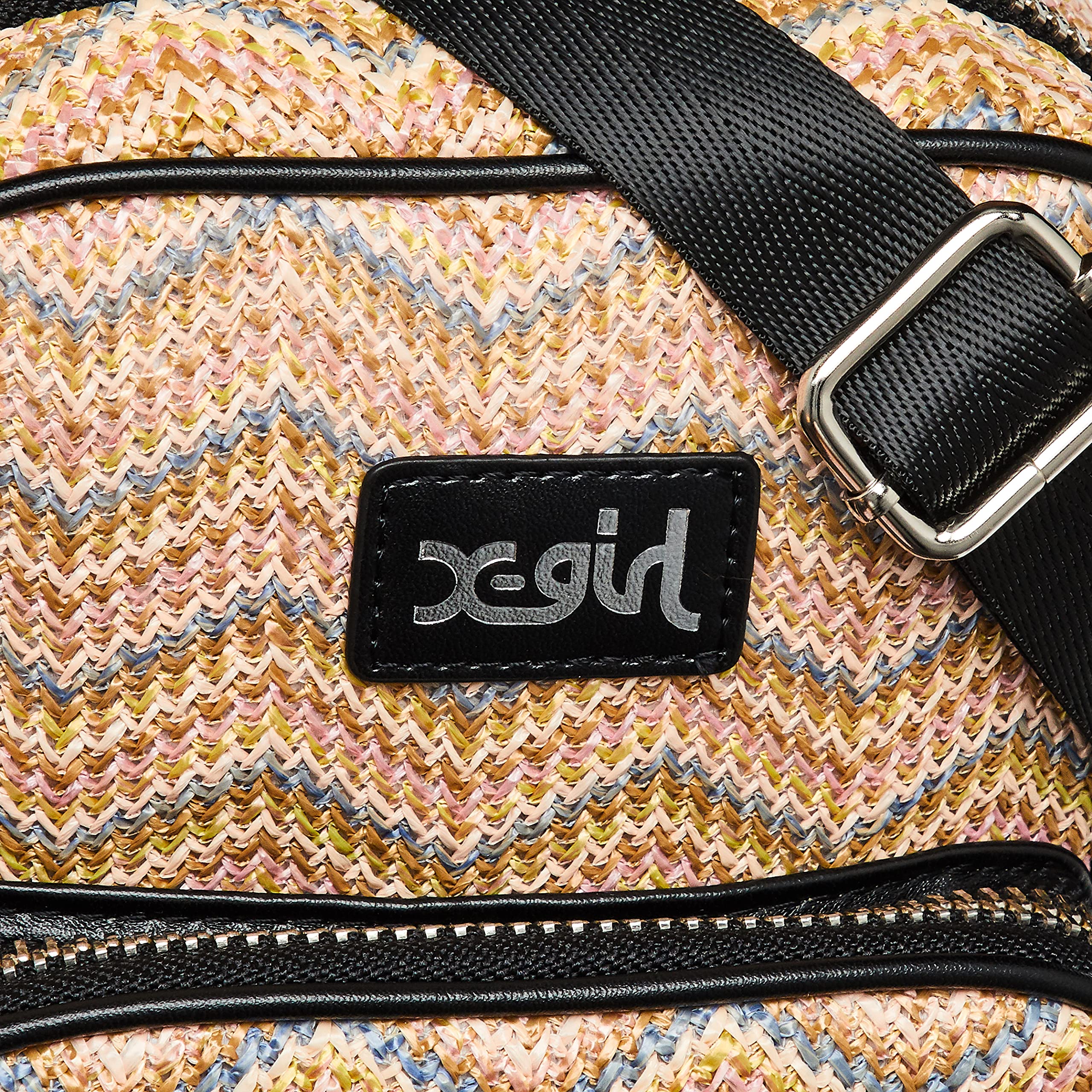 [エックスガール] ショルダーバッグ FAUX LEATHER PIPING SHOULDER BAG 105212053010