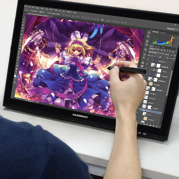 Qoo10] HUION HUION 19インチ液タブ ペンタブ用