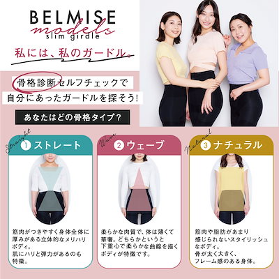 BELMISE スリムガードル 5個セット Qoo10] ベルミス 【公式】スリムガードル 5着セット 骨格 : 下着