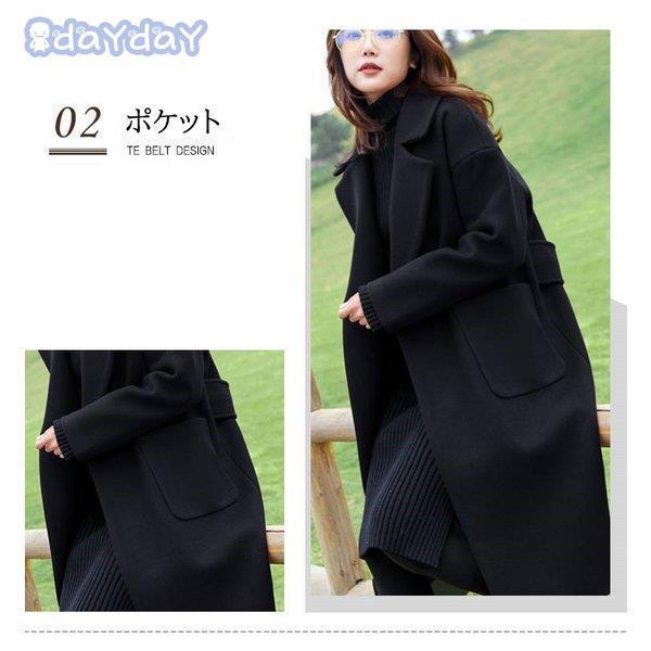 【迅速出荷】 チェスターコート レディース 秋冬 40代 チェスターコート ロング丈 黒 ラシャコート ひざ下 厚手 オーバー 風アウター 通勤 着痩せ オシャレ 大きいサイズ