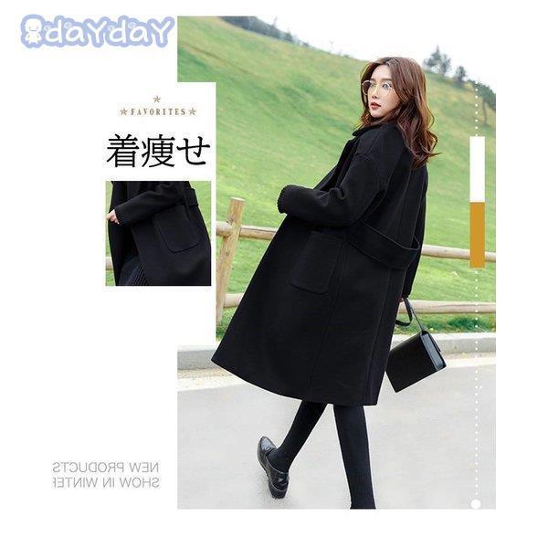 【迅速出荷】 チェスターコート レディース 秋冬 40代 チェスターコート ロング丈 黒 ラシャコート ひざ下 厚手 オーバー 風アウター 通勤 着痩せ オシャレ 大きいサイズ