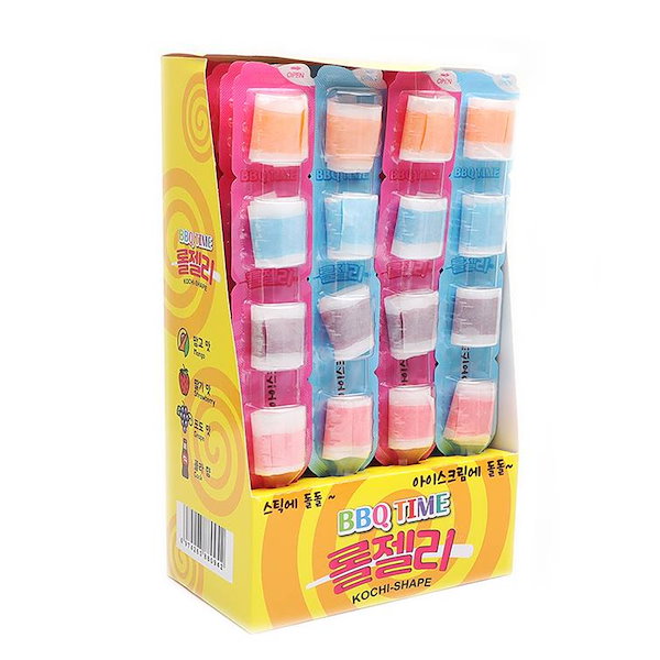 Qoo10] gs25 プニャンイ ロールゼリー レインボーグミ