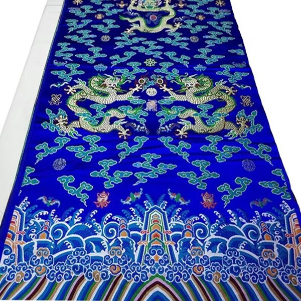 千糸繍院　西陣織　クッションカバー　正倉花菱紋　Mサイズ (45×45cm) - 刺繍縫工処　千糸繍院～SENSHISHUIN～