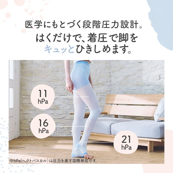 Qoo10] メディキュット 夏用スーパークール 着圧スパッツ 寝なが