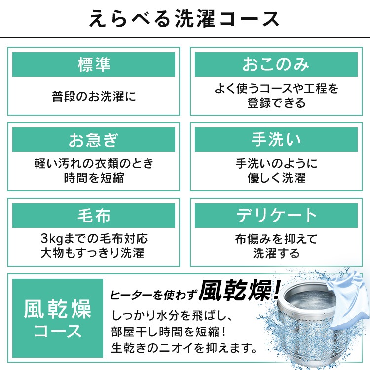 【公式】 洗濯機 8キロ 8kg OSH オッシュ 縦型 一人暮らし 自動投入 選べる洗剤自動投入 全自動洗濯機 縦型洗濯機 ITW-80A01 ITW-80A02 メガ[安心延長保証対象]