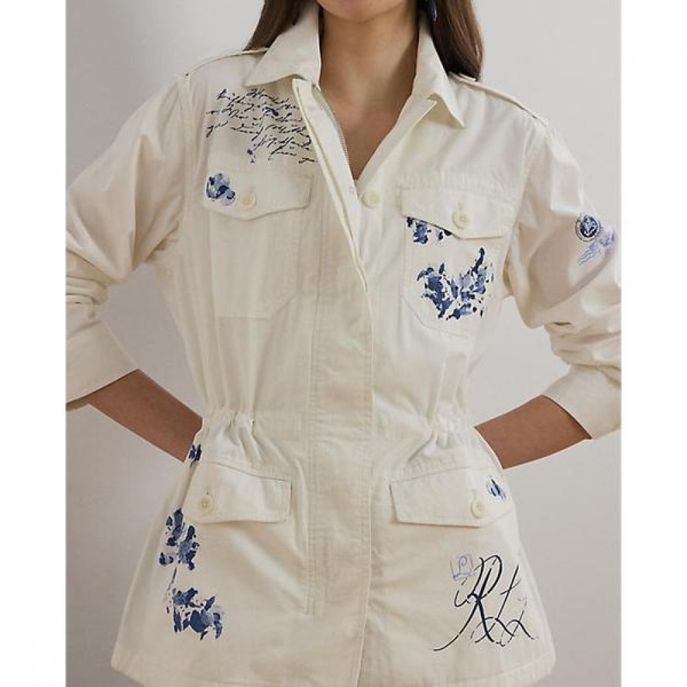 ローレン ラルフ ローレン プリント フェザ―ウェイト ツイル フィールド ジャケット WMLROTWS2820606100