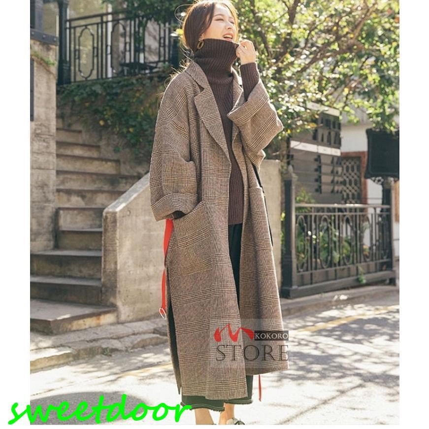 チェスターコート レディース 40代 ロングコート 秋 チェック柄コート アウター 厚手 中綿 着痩せ お洒落 大人 通勤 暖かい 2023
