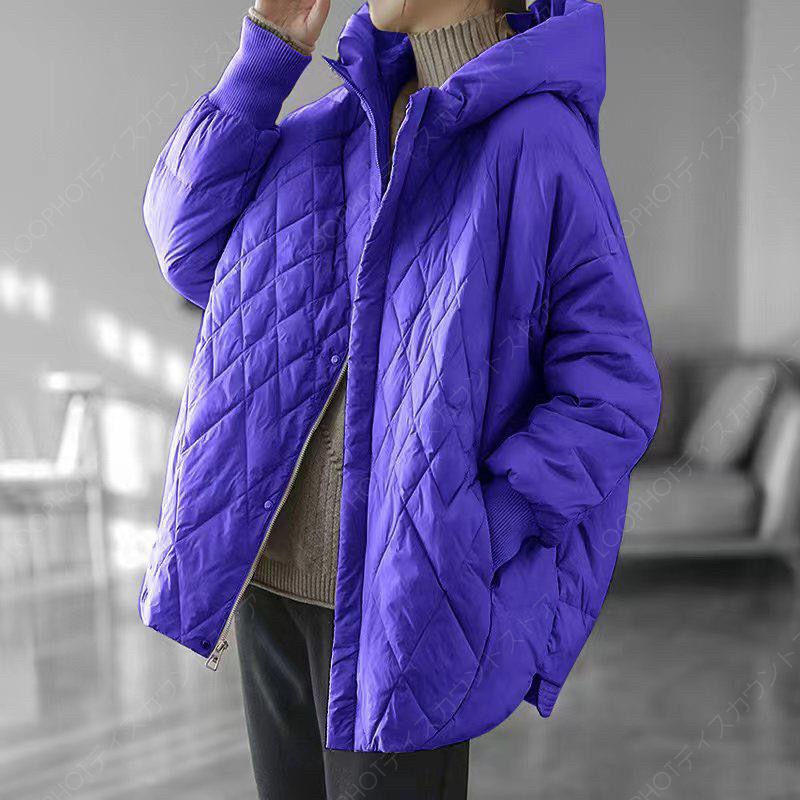 ダウン ダウンジャケット フード付き ダウンコート レディース 弱撥水加工 秋 冬 アヒルの綿毛ブラック 暖かい 軽量 アウトドア アウター ダウン-51