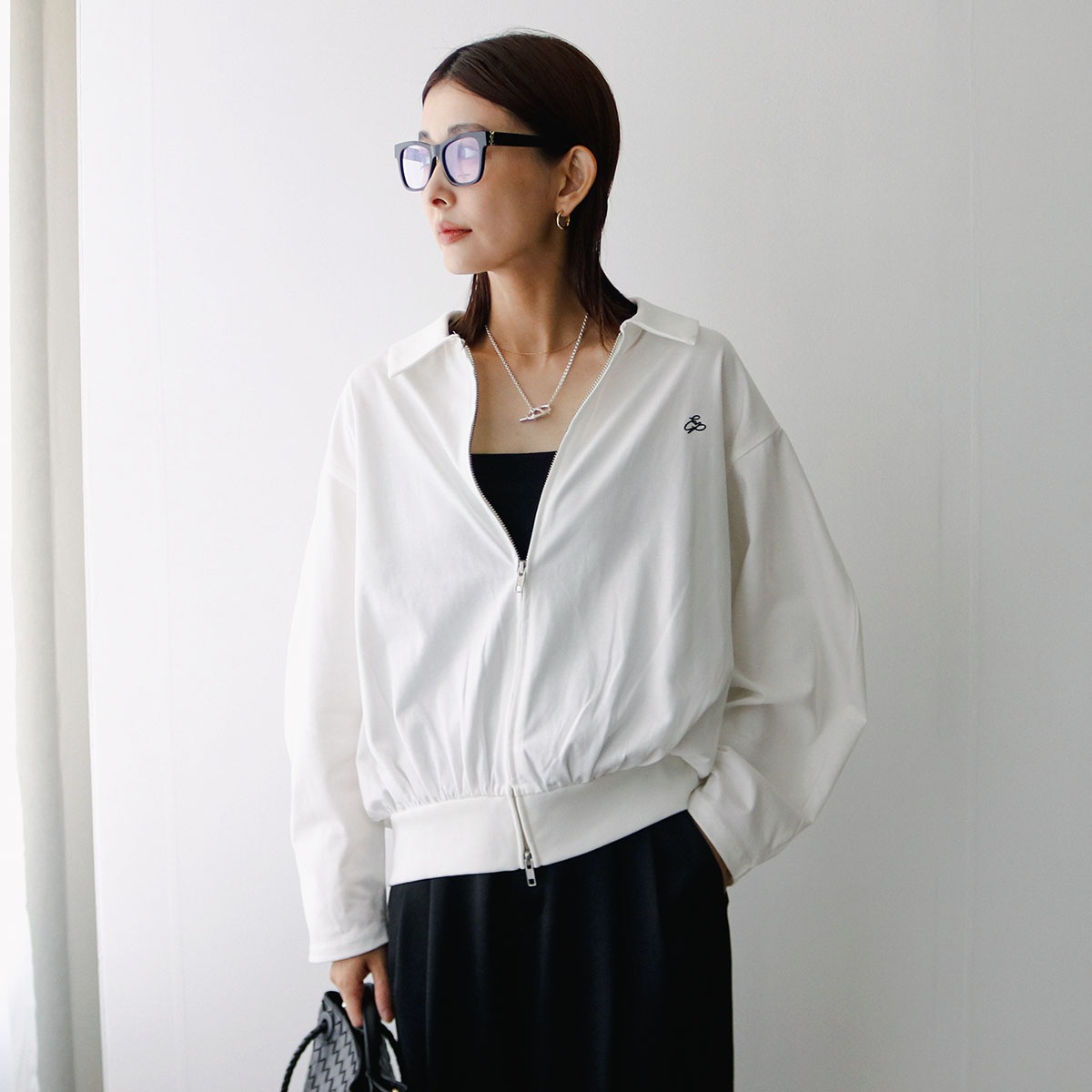 euphoric ユーフォリック ブルゾン EU-CT5210 レディース スウェット ジップアップ ロゴ刺繍 長袖 カラー2色 euphoric ユーフォリック ブルゾン EU-CT5210 レディース スウェット ジップアップ ロゴ刺繍 長袖 カラー2色