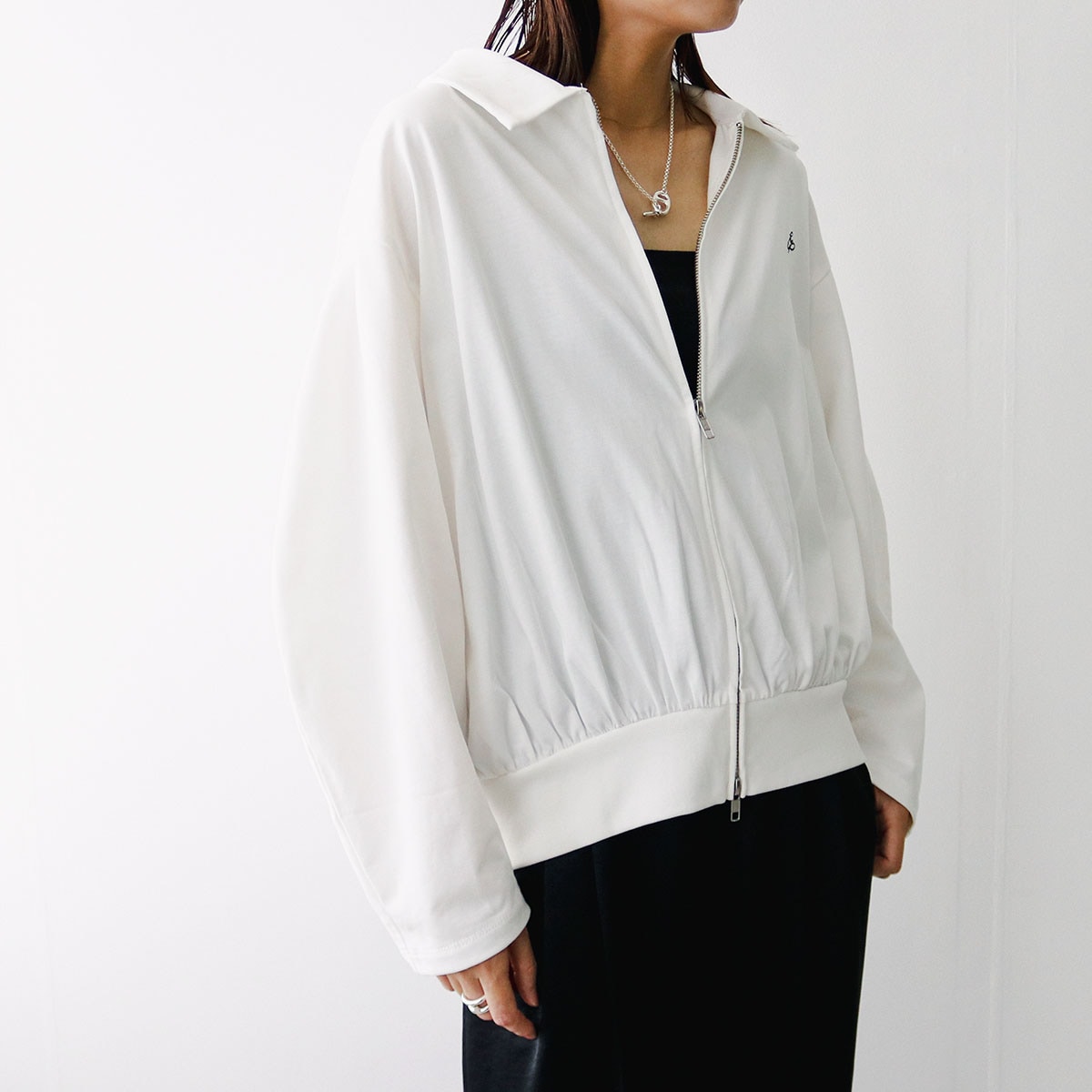 euphoric ユーフォリック ブルゾン EU-CT5210 レディース スウェット ジップアップ ロゴ刺繍 長袖 カラー2色 euphoric ユーフォリック ブルゾン EU-CT5210 レディース スウェット ジップアップ ロゴ刺繍 長袖 カラー2色