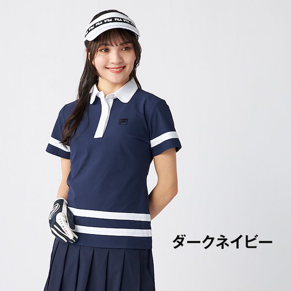 Qoo10] フィラ ポロシャツ レディース かわいい ゴルフ