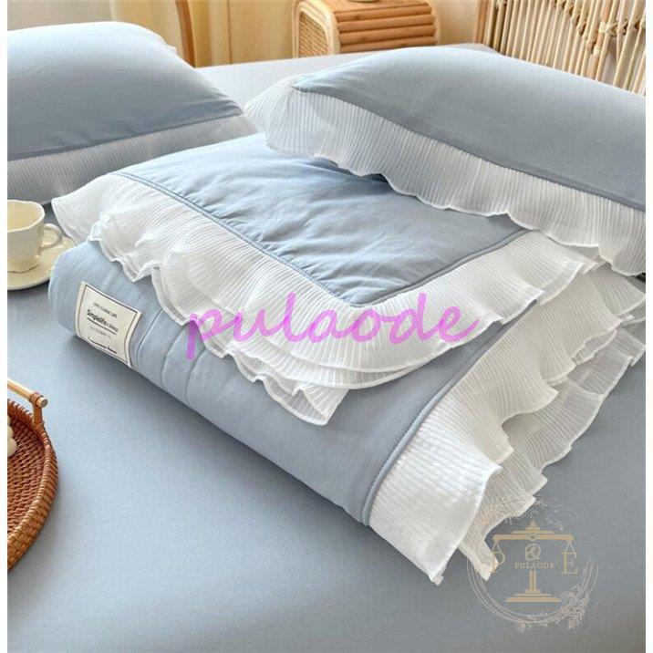 布団 掛け布団 4点セット 夏用 敷き布団 ふとん 寝具 コットン 涼感 はだがけ 夏掛け 肌がけ 夏 サマー 軽量 1.5Ｍ 2Ｍ 子供にも