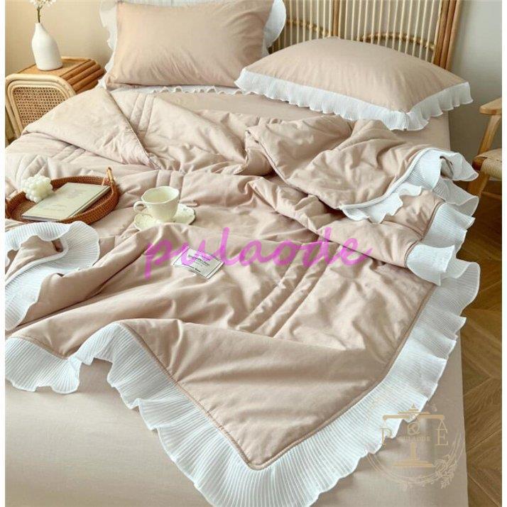 布団 掛け布団 4点セット 夏用 敷き布団 ふとん 寝具 コットン 涼感 はだがけ 夏掛け 肌がけ 夏 サマー 軽量 1.5Ｍ 2Ｍ 子供にも