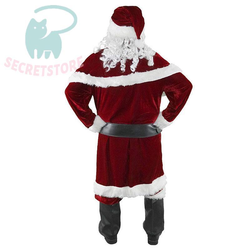 【 2025新作最安値に挑戦】 クリスマス サンタクロース 衣装 メンズ 大人子供用 豪華 サンタ コスプレ サンタコス コスチューム髭 ヒゲ ひげ カツラ ウィッグ 袋 イベント パーティー