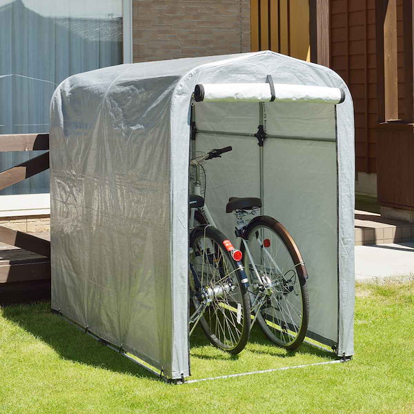 簡易万能ガレージ 大 PE SANKA 自転車置き場サイクルハウス